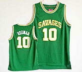 Oklahoma Savages #10 Dennis Rodman Green College Basketball Mesh Jersey,baseball caps,new era cap wholesale,wholesale hats